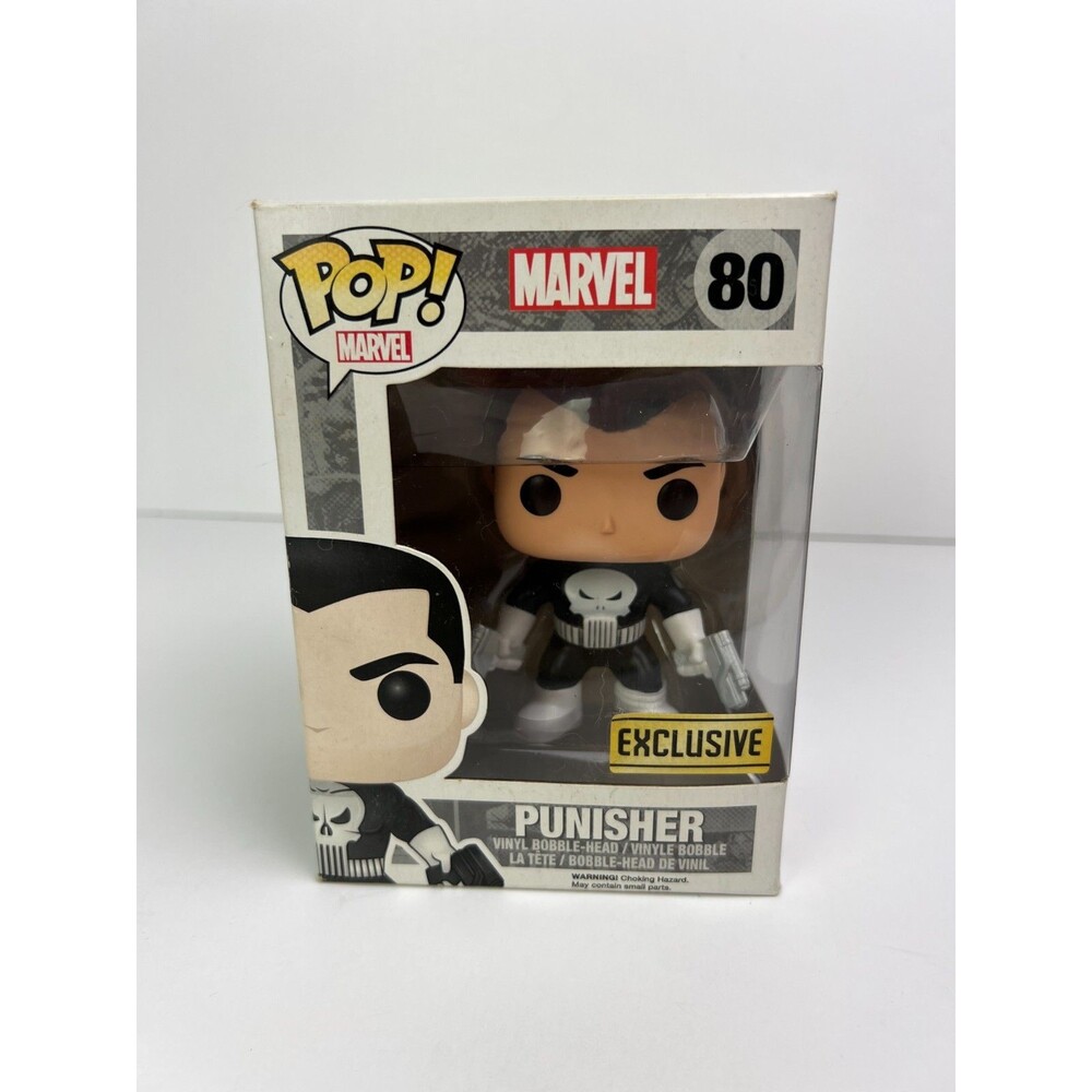 Funko Pop Marvel Punisher #80 Walgreens Exclusive Vaulted Vinyl Figure In Box
